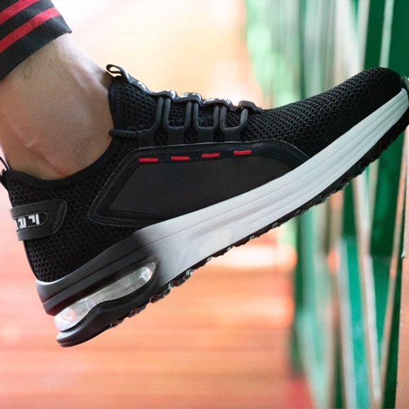 Indestructible Shoe Steel Toe Anti Skid Stab Proof Breathable Safety Sneaker - Picture 5 of 16